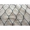 Buy cheap Black Oxide Coated Stainless Steel Netting Mesh , Wire Cable Netting Anti Weather from wholesalers