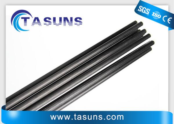 Buy cheap 350-450mm Pultruded Carbon Rods , 6mm T300 Carbon Fiber Round Stock from wholesalers