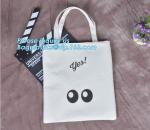 Promotional custom natural eco friendly organic cotton canvas tote bag