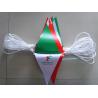 Buy cheap Polyester Bunting Triangle Pennant Banner Small Size Installed At Heavy Duty Rope from wholesalers