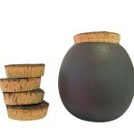 ​100% Natural Cork Lids Bark Top Rough For Ceramic Storage Tank