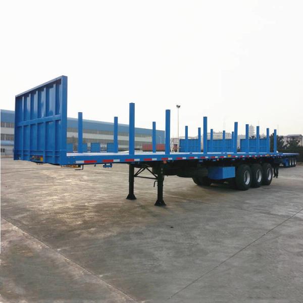 Buy cheap Wood Lumber Log Transportation 45ft BPW Flatbed Semi Trailer from wholesalers
