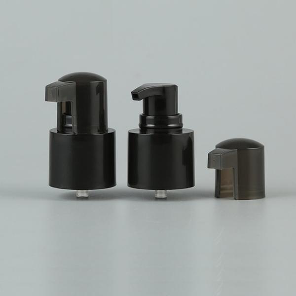 Buy cheap 20/410 24-410 Fine Mist Sprayer Black Ribbed Cosmetic Treatment Pumps PP Cover from wholesalers