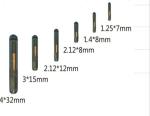 Microchip RFID Glass Tag Sticker , Animal ID Tag For Pet Tracking 125KHZ