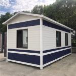 Modern Modular 38m2 3mm Steel Column Luxury Prefabricated Homes