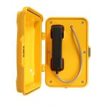 Anti Vandal Hotline Industrial Telephone IP67 SIP GSM Pillar Mounted