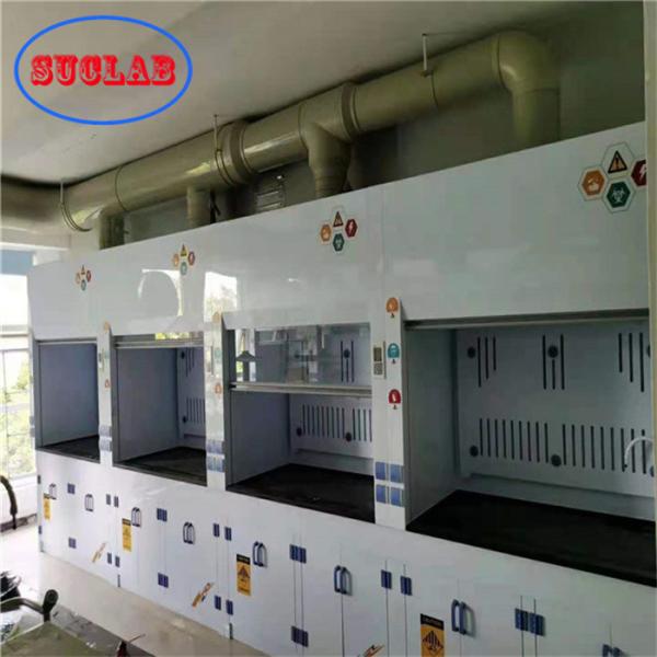 Buy cheap HEPA Filter Chemical Fume Hood With Wet Scrubber Fixed Armrest from wholesalers