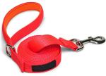 1 Inch Nylon 10 / 15 Foot Dog Leash Comfortable Neoprene Padded Handle