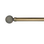 Coffee Color 28MM Ball Shape Pipe Curtain Rods Finial 500 Set
