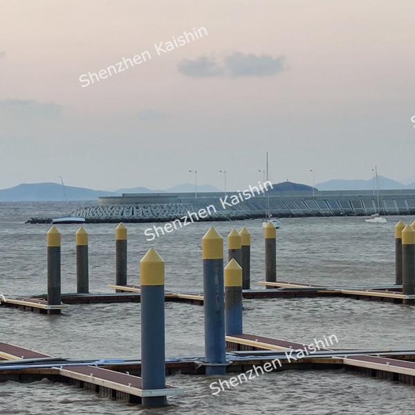Buy cheap Aluminum Alloy Marina Dock Floating Pontoon Walkway Yacht Bridge With Fenders And LLDPE Floaters from wholesalers