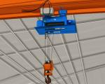 2 Ton Single Girder Pendent Line Control Electric EOT Crane Casting