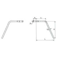 Buy cheap Hot Dip Galvanized Steel Arcing Horn In Transmission Line Transformer product