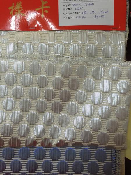 Buy cheap Jacquard woven fabric with metallic from wholesalers