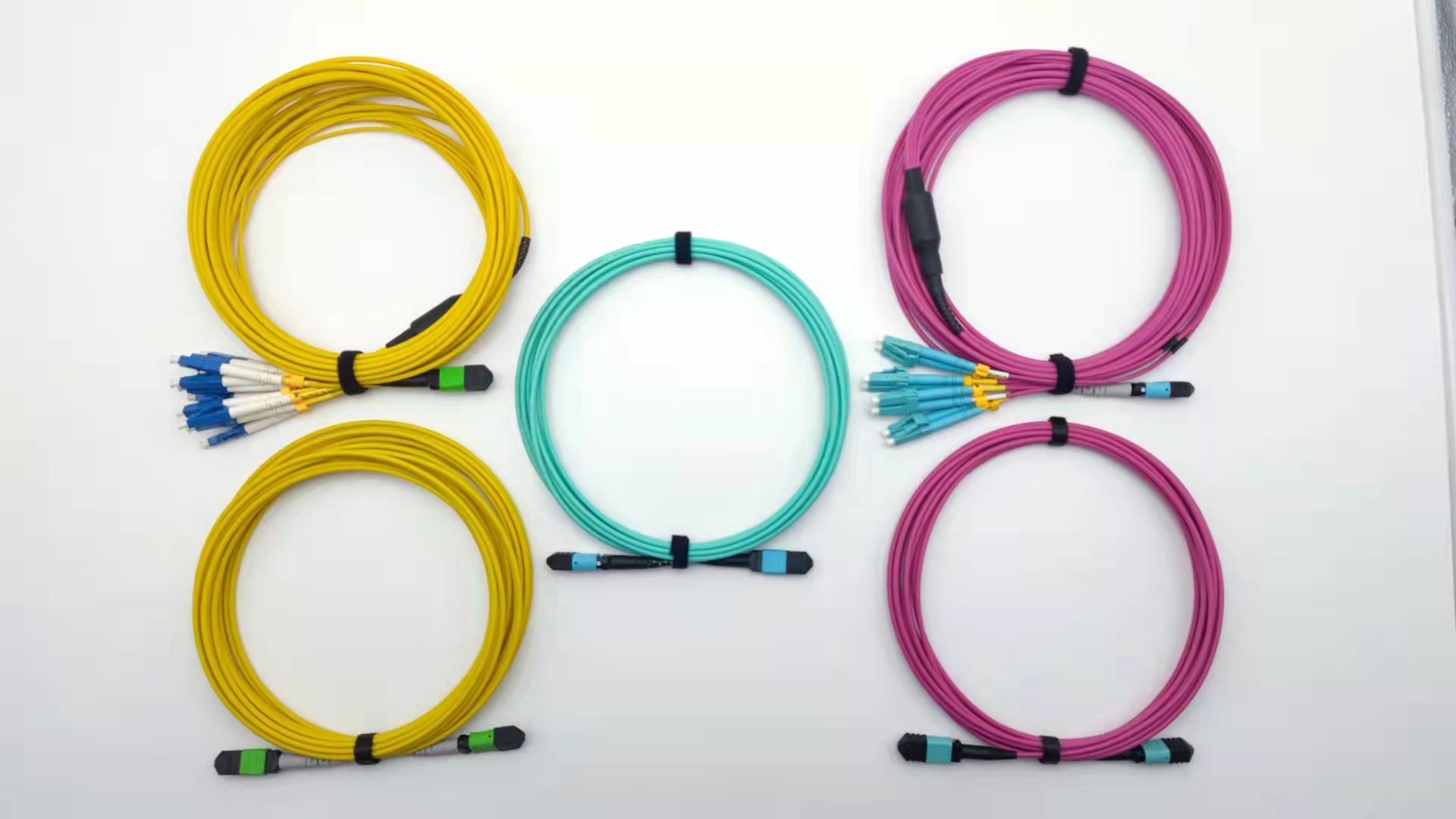 Networking Solution 72 Fibers OM4 50/125 Multimode MPO Trunk Cable with Custom Length