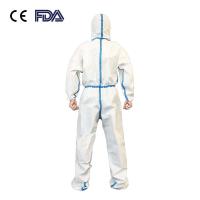 Buy cheap Customized CE Disposable Medical Clothing , Microporous Protective Coverall Suit product