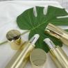 Buy cheap 100ml 120ml Cosmetic Pump Bottle Empty Plastic Lotion Gold Acrylic Hot Stamping from wholesalers