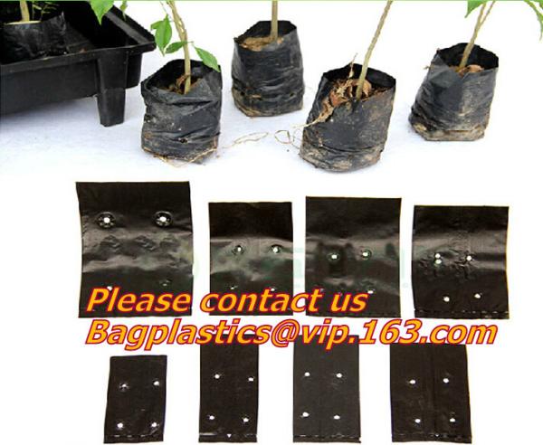Fabric Seedling Bags With 60 Plant Labels Tags, Plant Grow Bags Biodegradable