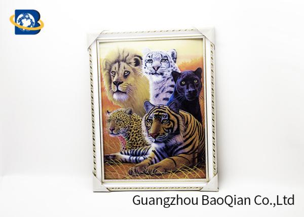 Home Decor Picture 3D Animals Photos Tiger Wall Printing Flip Image 0.6MM