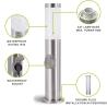 Buy cheap Stainless Steel Outdoor Garden Electrical Power Sockets Outlet LED Post Light Yard Stake from wholesalers