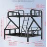 Buy cheap Double Layers Iron Bunk Bed for Internet Gaming Cafe Commercial Furniture and General from wholesalers