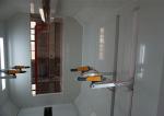 Adjustable Speed Industrial Automatic Powder Coating Plant 380V Customized