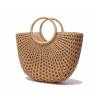 Buy cheap Natural Hemp Crochet Beach Tote Bag , woven rattan handbag With Cloth Inner from wholesalers