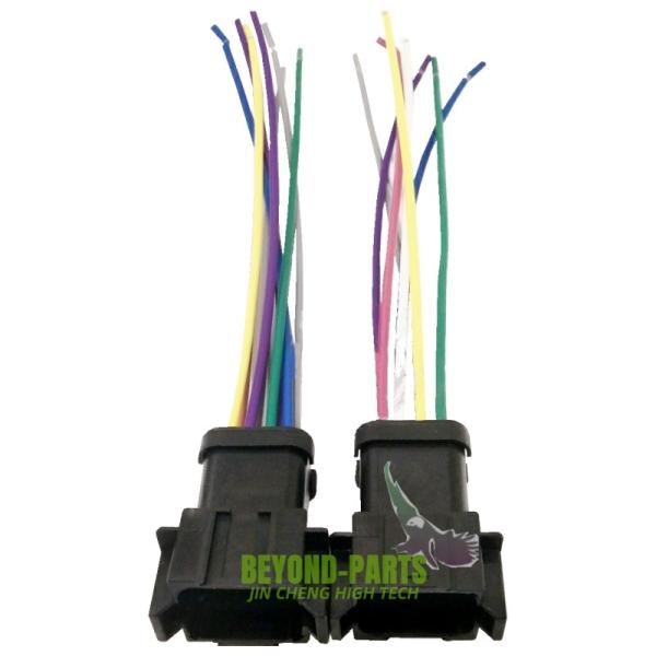 Buy cheap catererpillar 320C Excavator Spare Parts Throttle Motor Plug 8 Pins from wholesalers