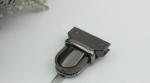 Metal Fashion Purse Accessories Zinc Alloy Nickel Color Bag Handbag Purse Push
