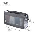 See Through Blank Waterproof Portable Mesh Cosmetic Bag