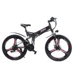 48V 10AH Folding Electric Mountain Bike with 21 Speed Gears and Shimano 3*7