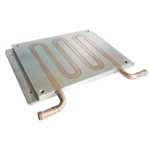 Buy cheap Durable Rustproof Copper Heat Sink Plate Liquid Cooling With 6 Loops from wholesalers