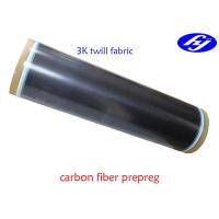 Buy cheap 3K Twill Carbon Fiber Fabric Epoxy Resin Prepreg Without Air Hole product
