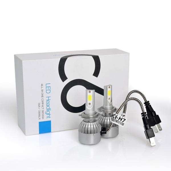 Buy cheap High Bright Car LED Headlight Bulbs C6 Best Car LED Lighting H4 H7 H11 Viewing Angle 360° from wholesalers
