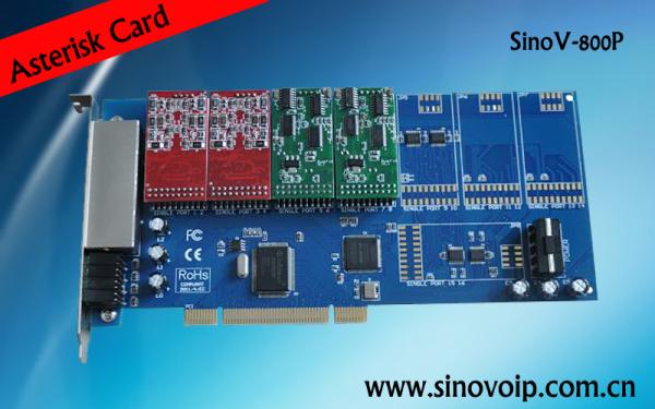 Buy cheap Best security!8 ports analog telephony card for asterisk from wholesalers