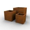 Buy cheap Drainage Hole Large Corten Bowl Planter Pots Modern Design For Garden from wholesalers
