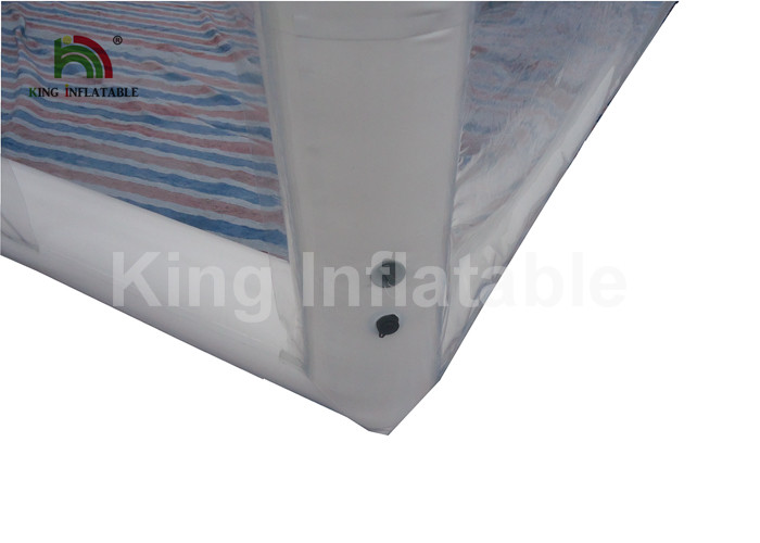 Trade Show Folding Transparent Inflatable Event Tent With Logo Printing Fire - Retardant