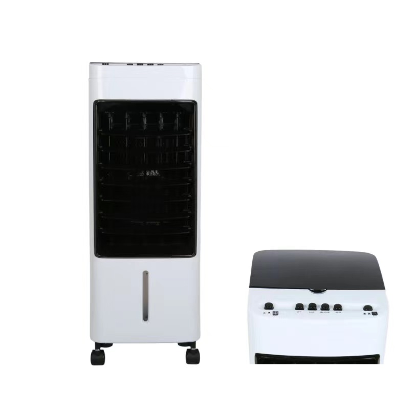 205*240*520mm Mechanical Control Air Cooler with Shaking Head and Wheel 6 Pcs Ice Pack