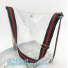 Buy cheap PVC Tote Shoulder Bag Gym Travel Beach shopping bags, Made in China transparent PVC shoulder bag clutch bag, packaging from wholesalers