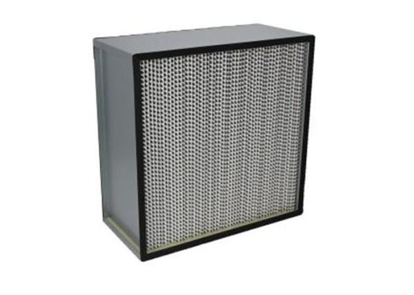 Buy cheap Fiberglass H13 Deep Pleat Cleanroom HEPA Filters / HEPA Air Filter With Separator from wholesalers