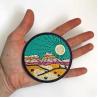 Buy cheap Round Shape Clothing Embroidery Patches Custom Fashion 3d Embroidered Patches from wholesalers