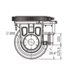 3000W AGV Drive System Wheel Diameter 300mm High Performance