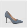 Buy cheap Glitter PU ODM Women Pointed Toe Pumps High Heels Rubber Bottom from wholesalers