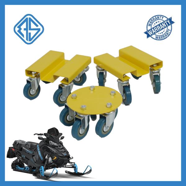 Buy cheap 3 Pieces Drivable Snowmobile Caster Dolly Strap-On Silicone Wheels from wholesalers
