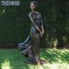 Buy cheap Dark Yellow Bronze Statues Sculpture Lady Bronze Statue Garden Decoration from wholesalers