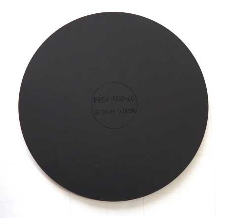Buy cheap Rubber Fiber Optic Materials Fiber Optic Polishing Pad Seikoh Giken Black from wholesalers