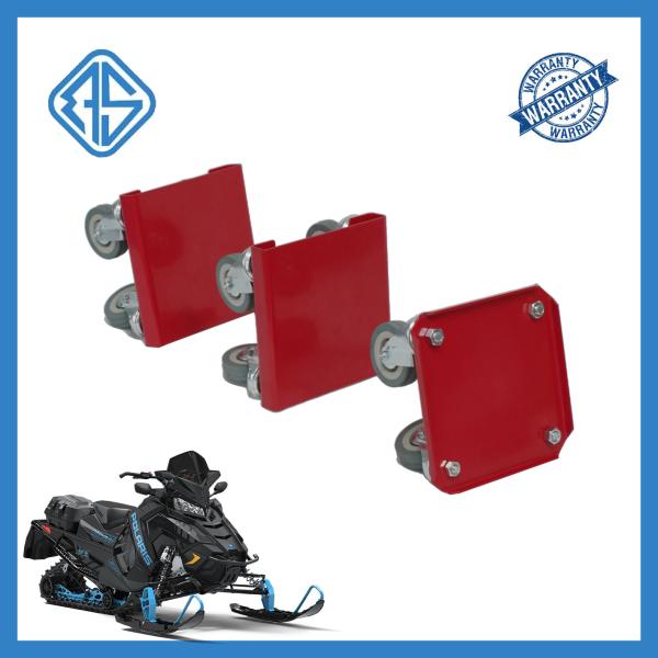 Buy cheap Round Red Gray Snowmobile Dolly Cart from wholesalers
