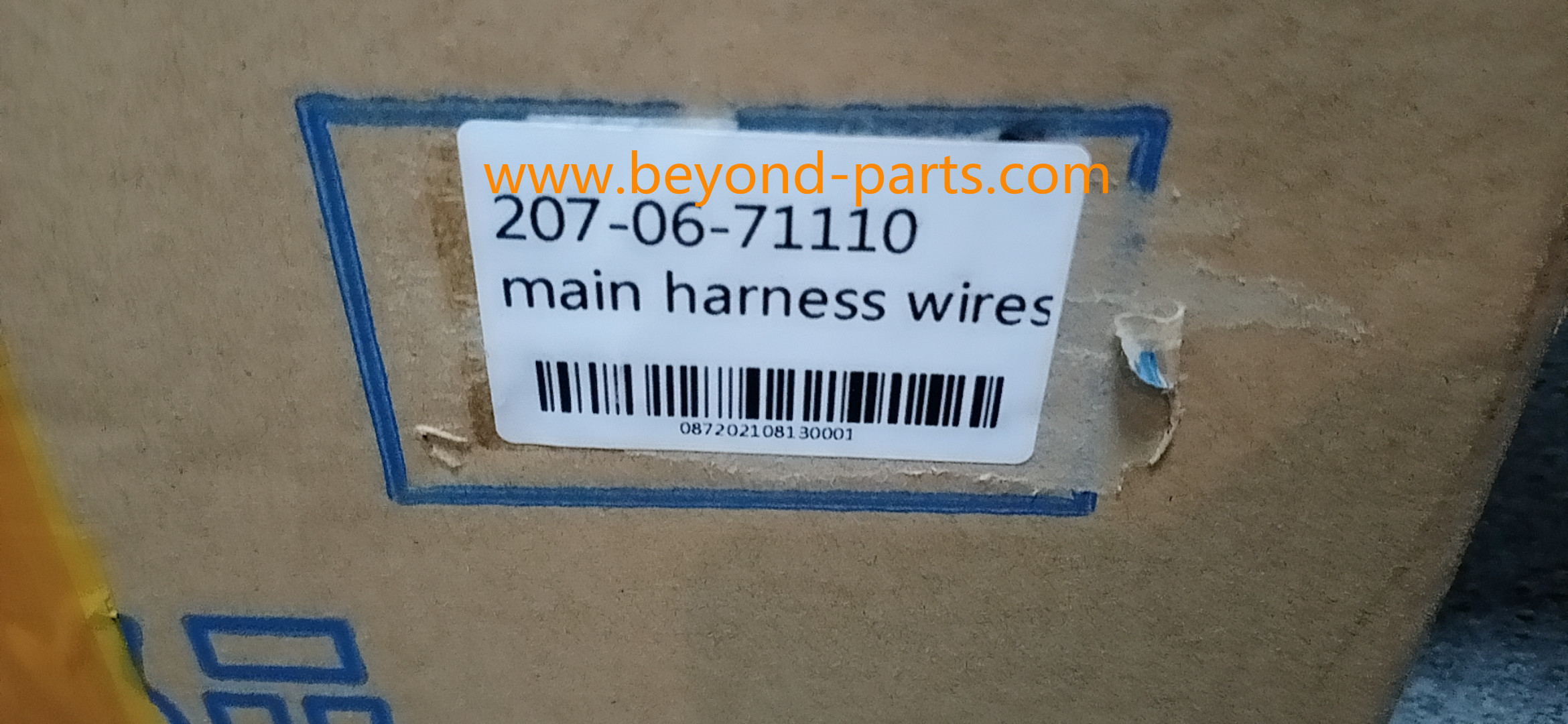 Komatsu PC300-7 PC360-7 Excavator Parts Main Chassis External Cabin Wire Harness 207-06-71110