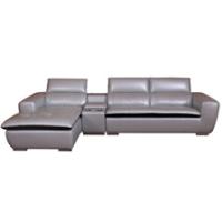 Buy cheap Convenient Living Spaces Leather Sofa Leisure Style Equipped Practical Coffee product