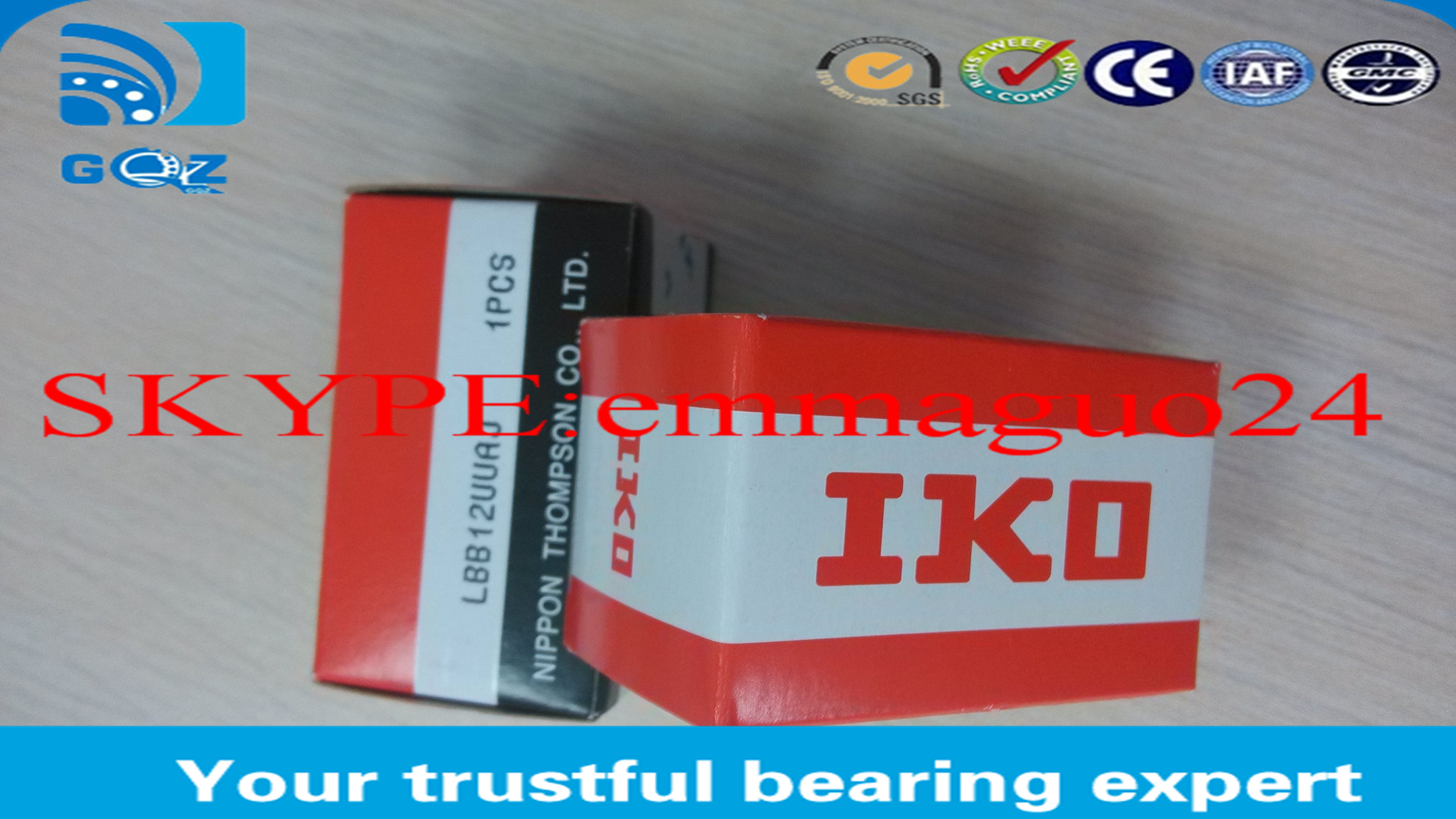 Multi Column Roller Round Shaft Linear Bearings LM16UU Fast Movement