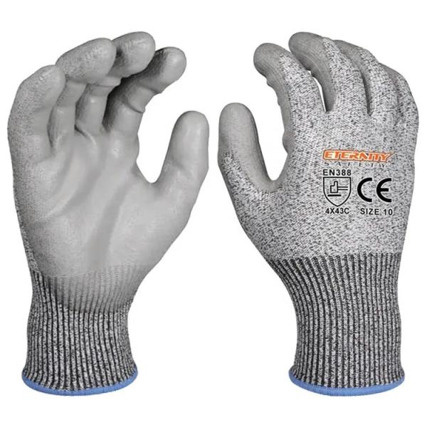 PU Coated Anti-cut Construction Cut-protection Level 5 Work Safety Protection